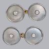 Victorian diamond button cufflinks