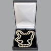 Double Strand Pearl Necklace in Box