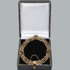 Victorian pearl gold bracelet in box