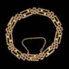 Victorian pearl gold bracelet