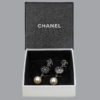 Chanel pearl snowdrop earrings in box
